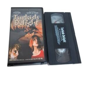 Turkish Delight VHS 2001 Rutger Hauer Monique Van De Ven Clamshell Widescreen